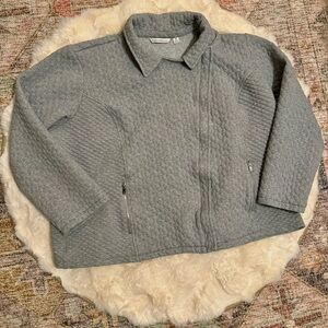 Women’s Isaac Mizrahi Live! Gray Biker Jacket